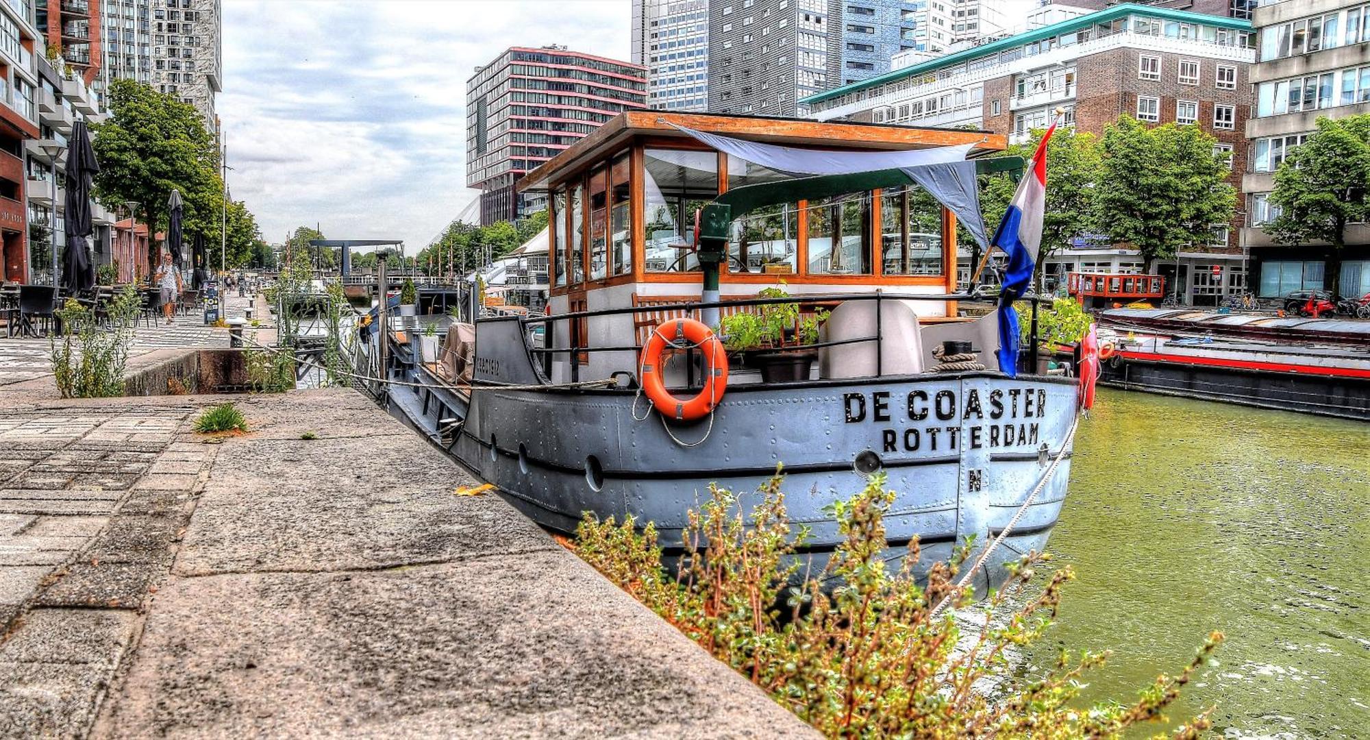 Hotel De Coaster & Aquarium Ponton Rotterdam Exterior foto